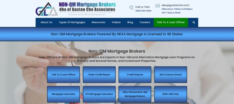 Non-QM Mortgage Broker